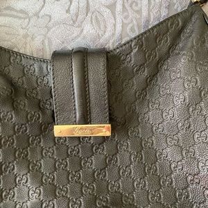 Genuine black monogram Gucci Purse